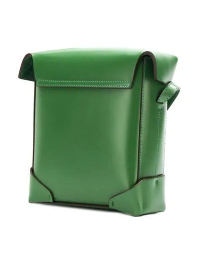 Shop Manu Atelier Mini Pristine Crossbody Bag In Green