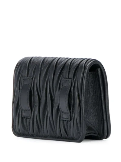 Shop Miu Miu Mini Matelassé Belt Bag - Black