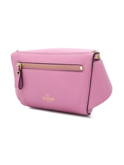 Shop Valentino Rockstud Belt Bag In Pink