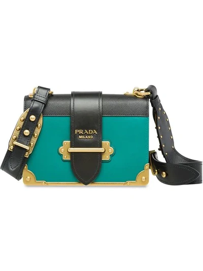 Shop Prada Cahier Bag - Green