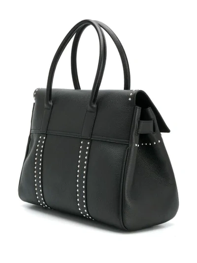 Shop Mulberry Baysweater Handbag In A100 Black