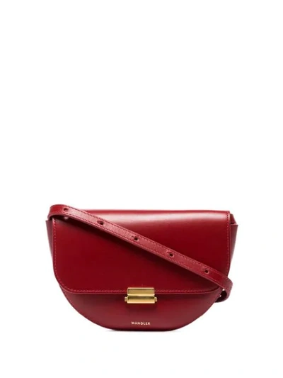 Shop Wandler Large Anna Belt Bag In Mahogany