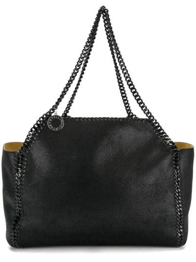 Shop Stella Mccartney Falabella Open-top Tote In Black