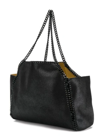 Shop Stella Mccartney Falabella Open-top Tote In Black