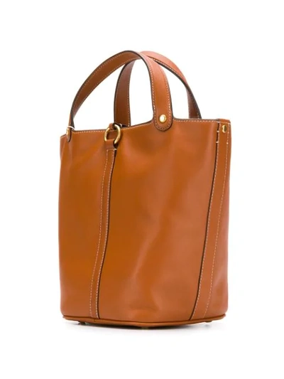 Shop Tory Burch Bucket Tote Bag In 268 Aged Cammello
