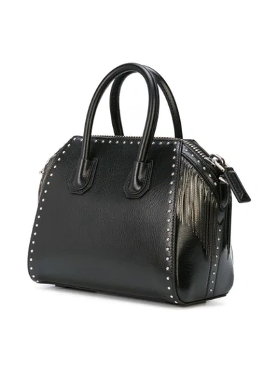 Shop Givenchy Mini Antigona Bag - Black