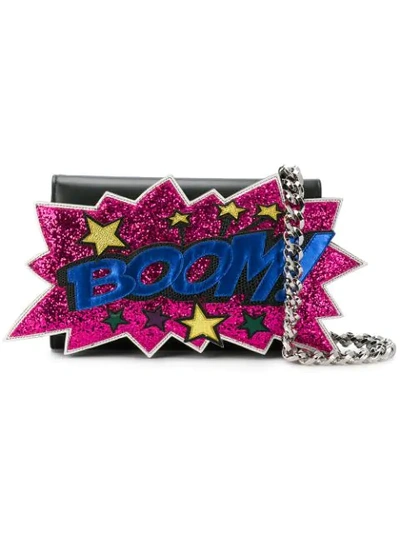 Shop Dolce & Gabbana Boom Clutch In Black