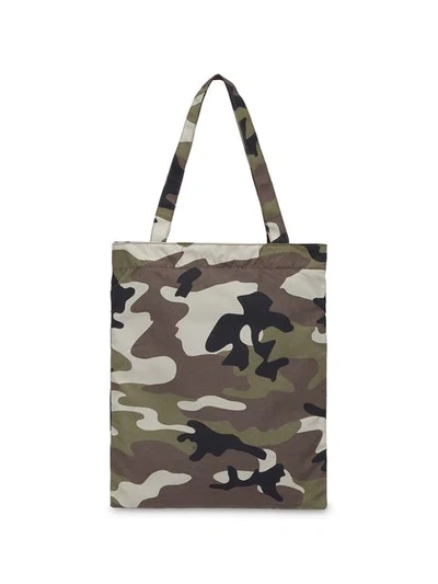 Shop Miu Miu Handtasche Mit Camouflagemuster In Green