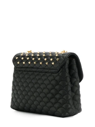 Shop Visone Alice Studded Mini Shoulder Bag - Black