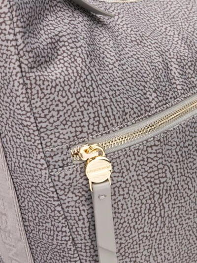 Shop Borbonese Luna Shoulder Bag - Grey