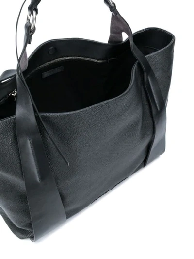 Shop Miu Miu Gm Tote Bag In Black