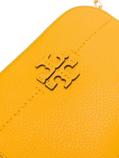 Shop Tory Burch Mcgraw Camera Bag In Yellow