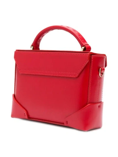 Shop Manu Atelier Micro Bold Combo Shoulder Bag In Marlborored Red