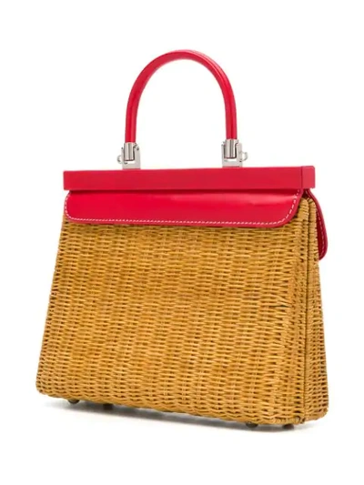 Shop Rodo Medium Tote Bag In Red