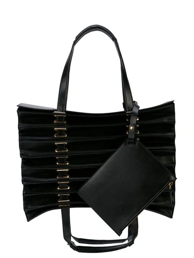 Shop Y/project Accordion Shoulder Bag  In Black