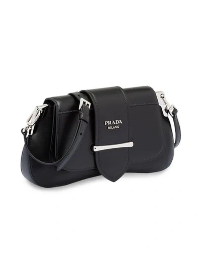 Shop Prada Sidonie Shoulder Bag In Black