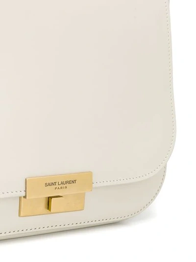 Shop Saint Laurent Betty Satchel In Neutrals