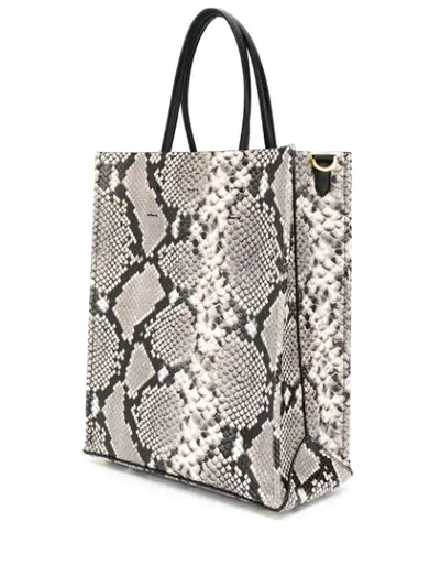 Shop N°21 Snake-print Shopper Bag In N0178 Rock
