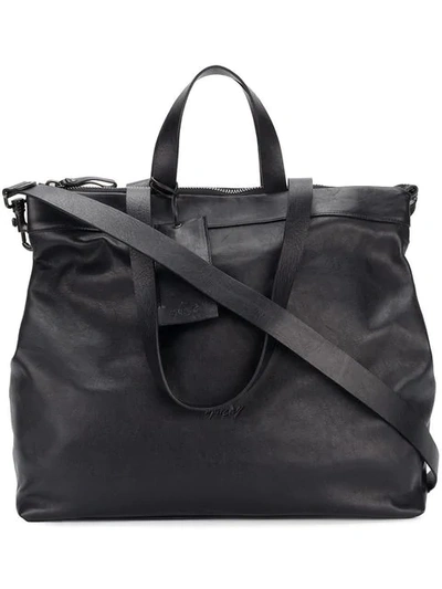 Shop Marsèll Loose Designer Tote Bag In Black