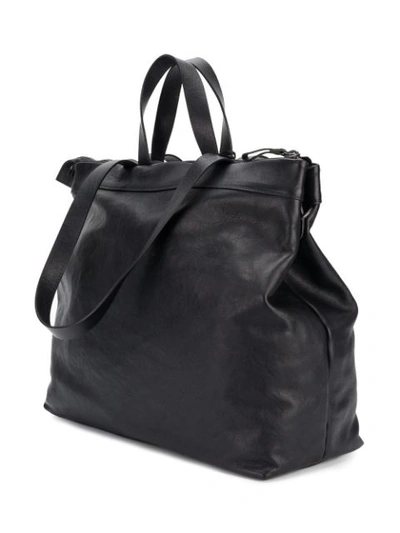 Shop Marsèll Loose Designer Tote Bag In Black