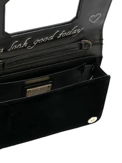 Shop Philipp Plein Square Shaped Belt Bag In Black