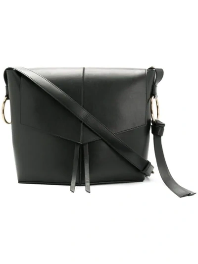 Shop Nina Ricci Flap Shoulder Bag In Black