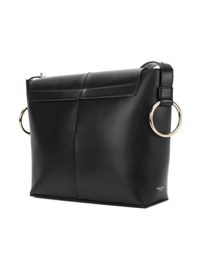 Shop Nina Ricci Flap Shoulder Bag In Black