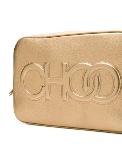 Shop Jimmy Choo Balti Crossbody Bag In Gold