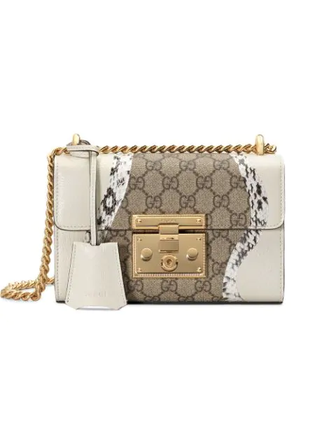 gucci padlock white