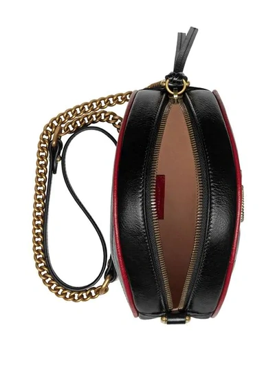 Shop Gucci Gg Marmont Shoulder Bag In Black