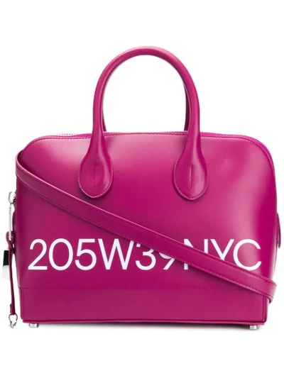 Shop Calvin Klein 205w39nyc Small Tote Bag In Pink