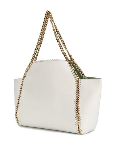 Shop Stella Mccartney Falabella Tote Bag - White