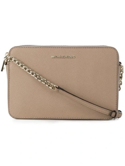 Shop Michael Michael Kors Jet Set Large Crossbody In 208