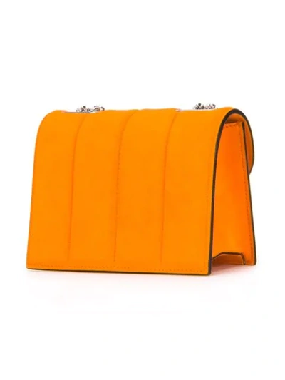 Shop Marco De Vincenzo Paw Effect Cross Body Bag In Orange