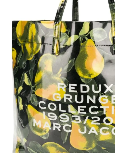 Shop Marc Jacobs Redux Grunge Fruit Tote In Black