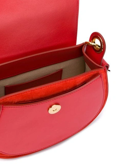 Shop Chloé Tess Crossbody Bag In Red