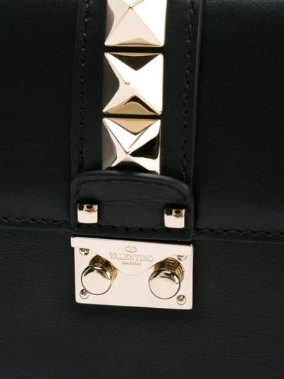 Shop Valentino Glam Lock Shoulder Bag In Black