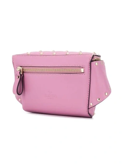 Shop Valentino Rockstud Spike Belt Bag In Pink