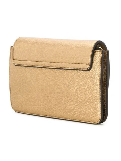 Shop Chloé Bijou Shoulder Bag In Gold