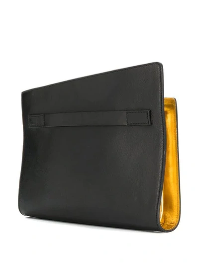 Shop Marsèll Asymmetric Clutch Bag In Black