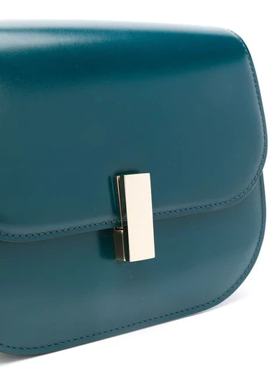 Shop Valextra Iside Crossbody Bag In Green