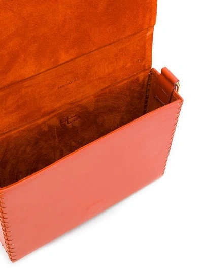 Shop Zeus + Dione Attiki Tassel Shoulder Bag In Orange
