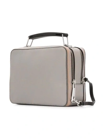 Marc Jacobs Lunchbox Handbag - Grey In Grey
