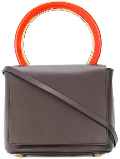 Shop Marni Pannier Tote Bag - Brown