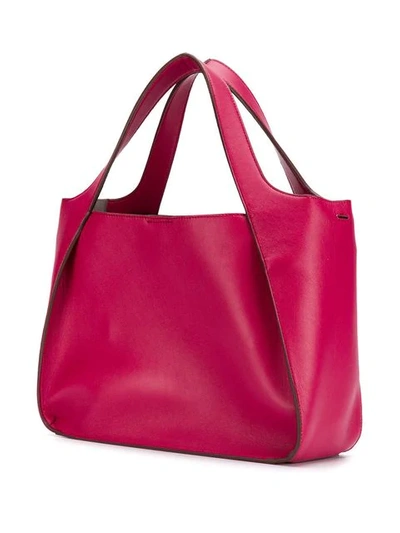 Shop Stella Mccartney Logo Tote Bag - Pink