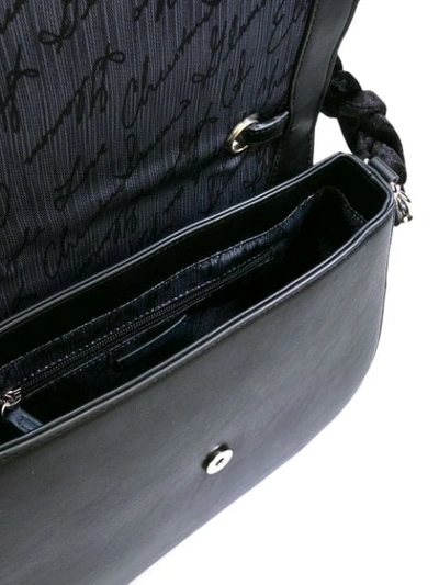 Shop Christian Siriano Braided Strap Tote Bag In Black