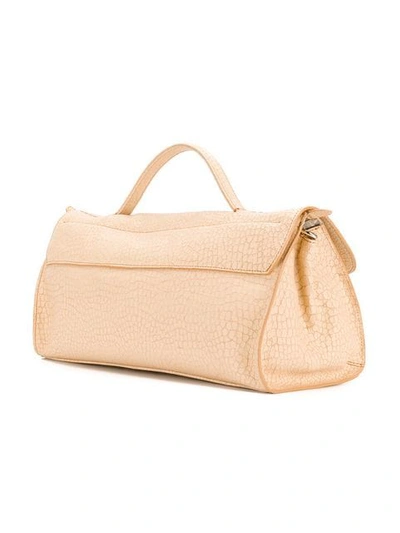 Shop Zanellato Nina Textured Tote Bag In Neutrals