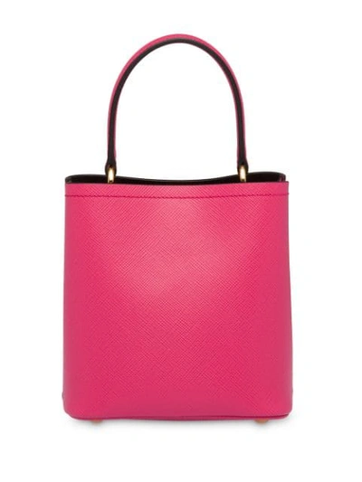 Shop Prada Panier Double Bucket Bag In Pink