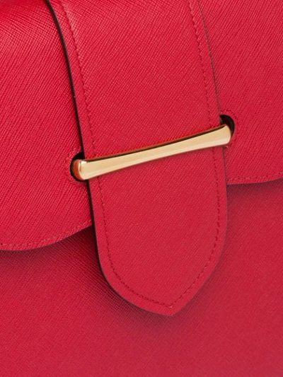 Shop Prada Sidonie Medium Saffiano Bag In Red