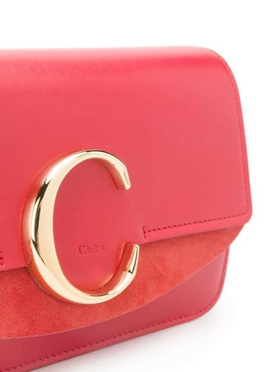 Shop Chloé C Bag In Red